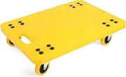 50840 High Visibility Yellow 300-lb Capacity Movers Dolly with 4 Swivel Casters, 19-1/2" x 14-1/2" Platform