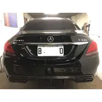 在飛比找蝦皮購物優惠-賓士 Benz W205 S205 Mode款碳纖維後下巴 