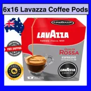 Lavazza A Modo Mio Qualita Rossa Coffee Capsules 6x16 Pack Medium Roast Espresso