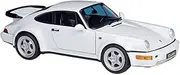 Scale Finished Model Car 1:18 Scale Diecast Alloy Model for Porsche 964 Turbo with Steering Wheel Control Collection Gift Miniature Replica Car