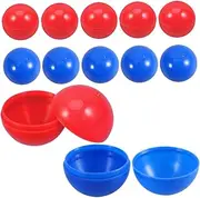 INOOMP 50PCS Empty Colored Capsules Reusable Round Fillable Prize Balls for Parties Festivals Classroom Rewards Fun Containers for Games and Events