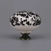 Dressing Table Handle, 1pc,Ceramic Funiture Cupboard Door Handle,Dresser Knobs Pulls for Children's Room, Indoor Hardware (NO.687)(D)