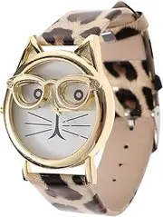 [VALICLUD] 2 Pcs Cat Watch Female Student Miss Sports Pu