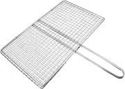 Grilled Fish Clips Grill Accessories Barbecue Cooking Mesh Fish Grill Grilling Basket Barbecue Vegetable Grill Basket Vegetable Grill Rack Skewers Grilled Stick Stainless Steel