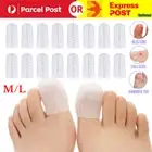 Breathable Gel Toe Sleeve Friction Corn Toes Separator Protector Cover Pain AU