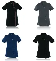 Beauty Tunic Hairdressing Spa Massage Therapist Health Work Nail Salon Uniform