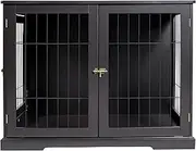 TRIXIE 29.5" Indoor Dog Crate, Wooden Crate Table for Dogs Up to 25 lb, Small Dog Kennel, Perfect in Any Room, Brown