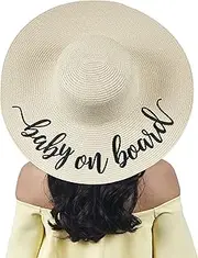 [The Chic Soul] Beach Floppy Straw Hat for Bridal Shower Gift Bachelorette Party