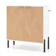 Costway 2-Door Buffet Storage Cabinet Sideboard Cabinet Cupboard Kitchen Home