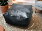 Pouffe Ottoman New Black Pouf Wonderful 30'' Unstuffed Footstool