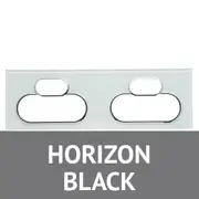 Clipsal Saturn Series Cover To Suit 4025H2 - 4025H2C-HB