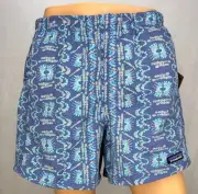 Patagonia Women's Baggies Shorts 5" NWT Size X-Small color current blue