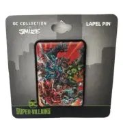 DC Comics Supervillains Enamel Lapel Pin DC Collection Jim Lee New With Tags