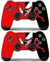 Decal Moments Sony PS4 Dualshock Controllers Skin Vinly Decals Stickers Covers Skin Marvel (Pack of 2)
