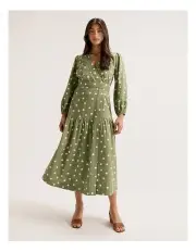 [REVIEW] Joy Spot Dress in Agave Green