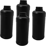 PRETYZOOM 4Pcs Liquid Storage Bottles Empty Sample Bottles for Chemicals and Inks Wear Resistant Containers for Versatile Applications