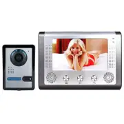 7" LCD Video Door Phone Doorbell Intercom Kit 1-camera 1-monitor Night Vision