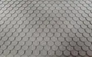 Charcoal black fishscale shingles 1:24 scale