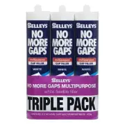Selleys NO MORE GAPS MULTIPURPOSE GAP FILLER Int/Ext Crack Proof-WHITE,475g 3pcs