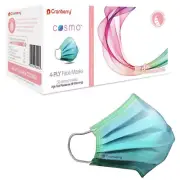 Cranberry C2700GG COSMO Earloop Face Masks Galactic Green ASTM Level 3 400/Box