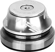 HY877 Full Integrated Headset 1-1/8-1- 1.5 Inch Tapered 15 mm Top Cone, Silver, HS08ZQSIL