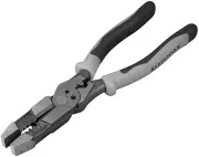 KLEIN TOOLS Hybrid Pliers, Professional Pliers with Crimp and Wire Stripper, 20.