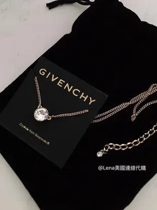 (現貨) Givenchy 紀梵希 氣質鎖骨水鑽項鍊-施華洛世奇