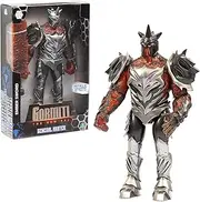 Gormiti GRV093 Articulated Figure 27 cm Gormiti with His Weapon, General Crater Model for Children from 4 Years, Multicoloured