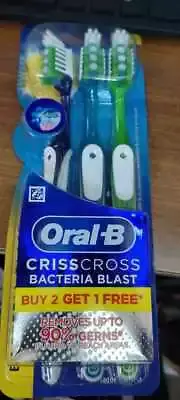 Oral-B Pro Health Anti-Bacterial Toothbrush for Remove gums hard to reach areas