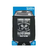 Curious Skilled And Clever Car Auto Truck Mechanic - Holders Stubby Holder