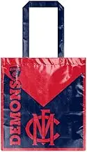 Melbourne Demons AFL Laminated Carry Bag Re-Usable Shopping Bag