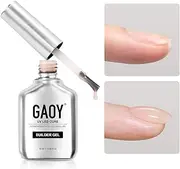 GAOY Builder Gel for Nails, 16ml Nail Strengthener in a Bottle, Nail Extension Hard Gel, Soak Off Long Lasting UV Gel, 1959 Milky Pink, Base Coat Top Coat Needed