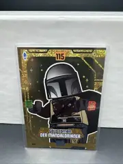 Lego Star Wars Series 3 Card No. 222 Der Mandalorian Gold Edition