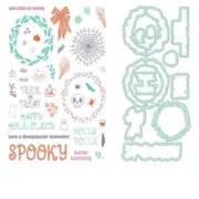 LDRS Creative Trick or Treat Pirouette Stamp Set With Matching Die Cut #LDRS3340