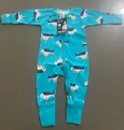 BONDS BABY WONDERSUIT - SUBMARINE BLUE - SIZE 00 BNWT