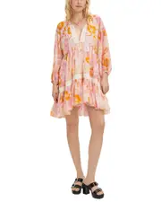 Maje Linen-Blend Woven Dress