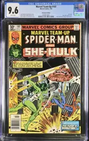 Marvel Team-Up 107 NEWSSTAND CGC 9.6 Spider-Man and She-Hulk Jim Shooter 1981