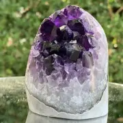 358.4g 6x5x8cm Purple Amethyst Geode from Uruguay