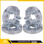 4Pcs 5x5 to 5x4.5 Wheel Spacers 1" Adapter 12x1.5 Studs 73mm For Chevy Ford Jeep
