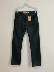 NWT Levi’s 511 Slim Fit Rinsed Playa Boys 16 Wash Black Denim Stretch Jean 28X28