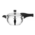 Bergner Pura Stainless Steel 1.5 L Belly Shape Pressure Cooker, Outer Lid Cooker