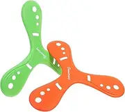 UKCOCO 2 Pack Returning Triangle Boomerangs, Soft Outdoor Game Toys, EVA Material, Assorted Colours, 9.05 Inch, Suitable for Kids and Adults