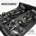 MINICHAMPS 1:18 F1 2023 PETRONAS W14 E 性能 2023 壓鑄模型車