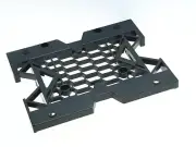 2x 5.25" to 3.5" 2.5" SSD HDD Tray Caddy Case Adapter Cooling Fan Mount Bracket