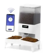 Automatic Cat Feeder, WiFi Automatic Dog Feeder with Freshness Preservation,
