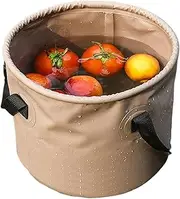 Foldable Buckets for Water - Foldable Water Container Camping | Portable Outdoor Travel Basin for Fishing Gardening Pet Cleaning BBQ Hiking Yard Household