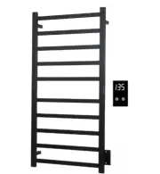 NIB Topdattion 10 Bar Electric Towel Warmer Timer Adjustable Heating Black