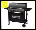Jumbuck Portland 4 Burner BBQ HS-UM006AS Hooded LPG Gas BBQ Powder Coated Steel