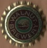 USA Plastic Lined Beer Crown Bottle Cap: Walnut Brewing