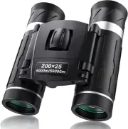 Compact Binoculars Gift High Powered, Waterproof Bird Watching, Hunting 200X25
